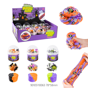 Hot bán Halloween loạt Puff Slime Đảng ủng hộ Slime Set <span class=keywords><strong>DIY</strong></span> playdough handmade mô hình đất sét món quà siêu mềm Slime - Product Image 6