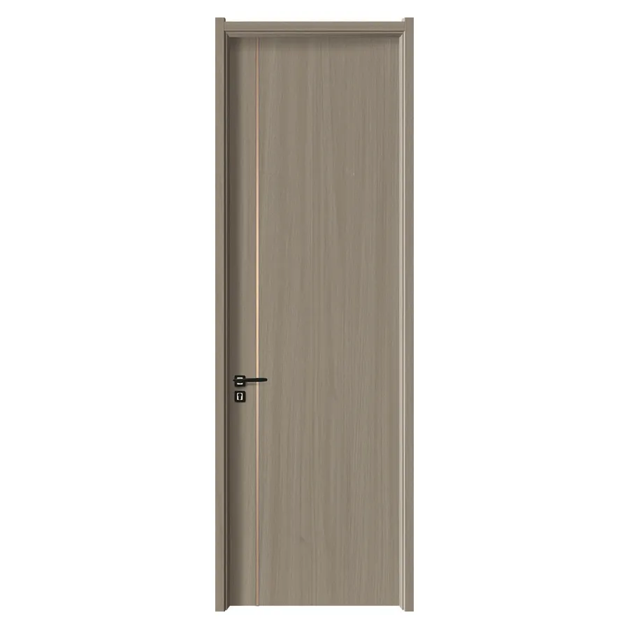 Latest Apartment Wooden Price MDF PVC WPC Modern Design China luxury Interior Door