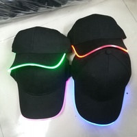 Gorras y sombreros de béisbol con luz Led, venta al por mayor, con luz Led incorporada
