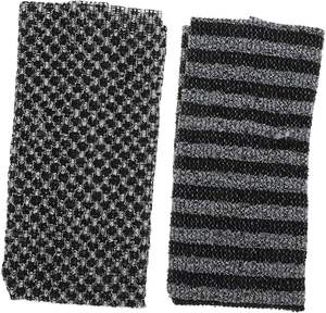 Serviette de Bain en Fibre de Charbon de Bois SPA Lavage du Corps Serviette Exfoliante Japonaise pour le Dos - Product Image 1