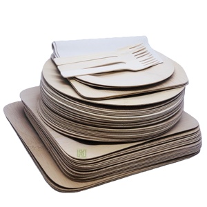 Tấm Ăn Dùng Một Lần Lá Cọ Tre Tấm Sushi Bằng Gỗ - Product Image 5