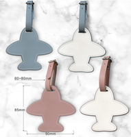 YY PU étiquettes à bagages en cuir pour valises sac étiquette bagages drôle voyage avion étiquette pour voyage valises identifiant