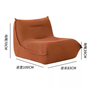 Vente chaude Tissu Trois <span class=keywords><strong>Places</strong></span> <span class=keywords><strong>Canapé</strong></span> Simple Pouf Chaise <span class=keywords><strong>Canapé</strong></span> Adulte <span class=keywords><strong>Canapé</strong></span> pour Appartement Meubles Salon - Product Image 4