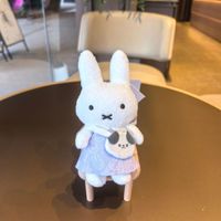 Gantungan Kunci Boneka Kelinci Lucu Multi Gaya, Hadiah Ulang Tahun, Hadiah Liburan, Hadiah Pasangan, Dekorasi Mainan yang Menenangkan