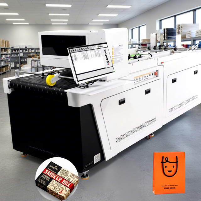Giftec Leopard-S630 Single Pass Inkjet Printer Paper Bag Cardboard Box Stand up Pouch Printer Machine One Pass Digital Printer