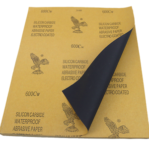 Papel de <span class=keywords><strong>Lija</strong></span> Fino de Grano 600, Resistente <span class=keywords><strong>al</strong></span> <span class=keywords><strong>Agua</strong></span>, para Pulir Metal y Madera - Product Image 5