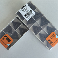 Plaquettes en carbure revêtues TNMG270612E-RM T9325 Pramets Triangle 45HRC pour tournage extérieur sur tour CNC, 100% originales, lame de 16 mm
