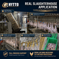Ligne d'abattage de volailles 6000-8000BPH, équipement d'abattage de poulets, usine clé en main