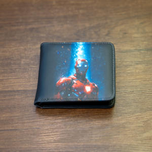 Cartera de Trabajo de PU con Diseño de Superhéroe <span class=keywords><strong>Batman</strong></span>, Impresión Digital Hecha a Mano, Cierre Abierto, Portátil, Corta, Promocional - Product Image 3