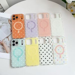 <span class=keywords><strong>เคส</strong></span>กันกระแทกลายจุดรักแม่เหล็กแบบเต็มรูปแบบสำหรับ <span class=keywords><strong>iPhone</strong></span> 17 Pro Max 17 AIR 12 <span class=keywords><strong>13</strong></span> 14 15 16 PLUS <span class=keywords><strong>เคส</strong></span>สีลูกกวาด - Product Image 1