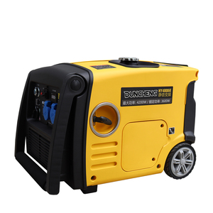 เครื่องกำเนิดไฟฟ้าเบนซินแบบพกพา ดีไซน์ใหม่ปี 2024 กำลังไฟ 5KW เงียบพิเศษ พร้อมล้อและคันลาก สตาร์ทด้วยระบบดึง 50/60Hz S 5KW เงียบ พกพาสะดวก - Product Image 6