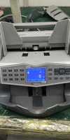 Compteur de billets de banque de qualité bancaire robuste, haute vitesse, 1500 pièces/min, fonction calculatrice, devises multinationales, garantie dix ans
