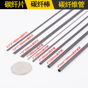 Varilla de fibra de carbono de 0,6 mm x 5 x 1000 mm para refuerzo de aviones RC, protección de bordes y soporte. - Product Image 5