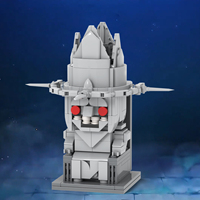 Kits de Ladrillos MOC de Creatividad de Películas de Anime, Contenedor de Ladrillos DIY, Juguetes de Bloques de Construcción para Niños MOC7748