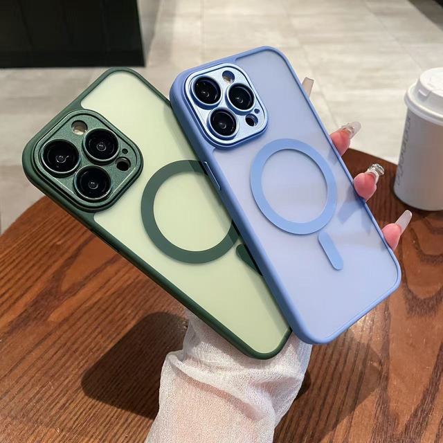 Matte Magnetic Phone Case for Samsung S26 S26 EDGE S26 ULTRA S25 ULTRA S24FE S25FE Full Coverage Lens Film Protector Phone Cover