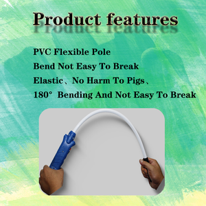 อุปกรณ์สำหรับเลี้ยงหมูขนาด100ซม. กันน้ำใช้สำหรับปศุสัตว์ปศุสัตว์ปศุสัตว์ปศุสัตว์พร้อมไฟที่จับหมู - Product Image 6