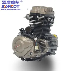 محرك دراجة نارية عالي الطاقة 125cc 150cc 175cc 185cc 200cc 250cc محرك تشغيل كهربائي DOHC 250cc 6-speed مع موازن