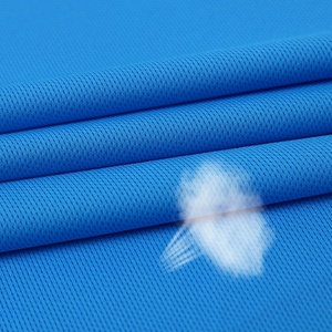 Chất Lượng Cao Hoàng Gia Màu Xanh <span class=keywords><strong>Micro</strong></span> Lưới Jersey Vải Nhanh Chóng Thở Khô Bird Eye Lưới Vải Cho Thể Thao - Product Image 2