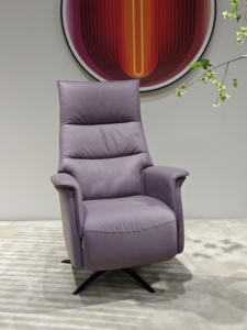 Ghế thư giãn xoay điện chỉnh tay đa năng, không trọng lực, bọc da, có chức năng rung - Product Image 3