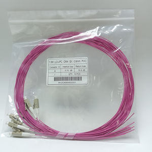 10 pièces fibre optique Pigtail avec connecteur LC UPC 0.9mm SX OM4 PVC 1.5m utilisation pour FTTH - Product Image 6