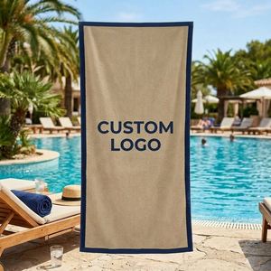 Bulk Wholesale 100% <b>Microfiber</b> Custom Logo Printed Quick Dry Lightweight <b>Beach</b> <b>Towel</b> for Swimming Surfing Outdoor - Product Image 1