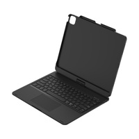 Clavier Blue Tooth Rechargeable sans fil pour iPad Pro 12.9 pouces étui pour tablette arabe espagnol hébreu français portugais italien