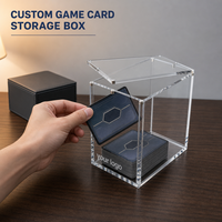 Présentoir de rangement modulaire vertical pour cartes à collectionner, support de présentation en gros pour usine, avec séparateurs à niveaux