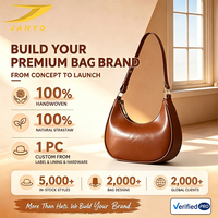 Sac Hobo Rétro Personnalisé en Cuir PU Lisse pour Femme, Sac à Bandoulière avec Sangle Réglable, Sac Croisé/Sling pour Dames, Usage Quotidien