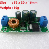Convertisseur de DC-DC EBike haute tension Module de régulateur abaisseur Buck 80V 72V 64V 60V 48V 36V 24V à 15V 12V 9V 6V 5V 3.3V