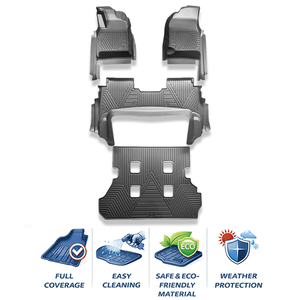 <span class=keywords><strong>Tappetini</strong></span> Auto 5D in TPE su Misura per <span class=keywords><strong>Toyota</strong></span> Prado FJ150 2010-2018, Impermeabili e Antiscivolo per Tutte le Stagioni - Product Image 4