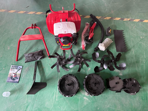 Четырехтактный бензиновый микрокультиватор, малогабаритный многофункциональный амфибийный транспорт для обработки сельхозугодий, прополки, рытья канав и посадки. - Product Image 4