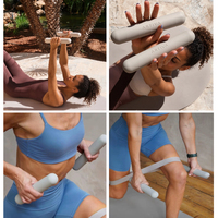 Haltères en silicone antidérapants personnalisés OEM, alternative aux haltères pour le Pilates, le yoga, la remise en forme, l'entraînement à domicile, les exercices pour les bras