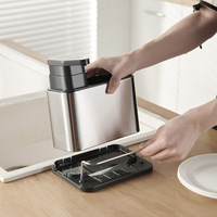 Organisateur de luxe pour évier de cuisine, distributeur de savon, panier de rangement pour éponge et égouttoir, étagère télescopique, pour hôtel et maison