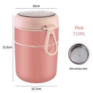 กล่องข้าวสแตนเลสแบบใหม่ปี 2026 สองชั้น สไตล์ญี่ปุ่น ขายส่ง - Product Image 5