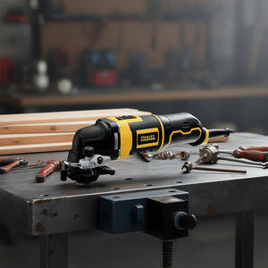 Meuleuse d'angle Stanley Fatmax 650W à vitesse variable pour la découpe et le meulage du métal et du bois - Product Image 3