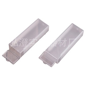 Hongbolai 5-Slide Box With Flip Lid For <b>Microscope</b> Slides Storage Transparent Plastic Case - Product Image 5