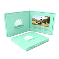 7 pouces écran Lcd entreprise promotionnelle publicité numérique carte de voeux personnalisée Album Mailer boîte-cadeau livre vidéo Brochure