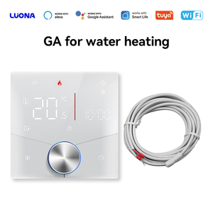 Dijital Programlanabilir Yerden Isıtma Termostatı WiFi Dokunmatik Ekranlı Sıcaklık Kontrol Cihazı Enerji Tasarruf Modlu - Product Image 1