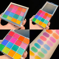 Palette de fard à paupières, 16 couleurs, Logo personnalisé Vegan, usine, privée