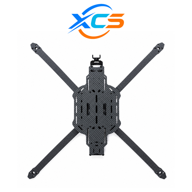 Mars 18 Inch Heavy Duty 3K Carbon Fiber FPV Racing Drone Frame Kit CNC Machined 12mm Thick Arms Long Range 8G V2 ESC