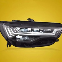 Aplicable para 12-18 Audi A6L conjunto de Faros C7 antiguo reacondicionamiento C8 nuevo faro LED de matriz de ajuste alto