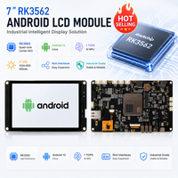 Pour écran tactile intelligent TFT LCD Android 13 RK3562 haute performance de 7 pouces, résolution 1024x600, 350 nits, 1-4 Go de RAM