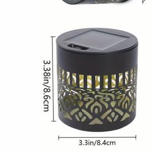 Modern Brass Handicraft Abstract Wall Hanging Solar Decorative <b>Lights</b> IP65 New Creative Cross-border <b>Outdoor</b> Garden - Product Image 5