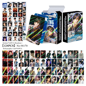 การ์ดรูปภาพและสติกเกอร์ KPOP BT/S/ <span class=keywords><strong>V</strong></span>/SUGAR/JUNGKOOK จำนวน 124 ชิ้น ของขวัญสำหรับแฟนคลับ งานฝีมือกระดาษ พิมพ์ดิจิทัล - Product Image 3