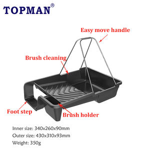 Plateau à <span class=keywords><strong>peinture</strong></span> en plastique noir, 10 pouces, plateau à <span class=keywords><strong>rouleau</strong></span> à <span class=keywords><strong>peinture</strong></span> - Product Image 4