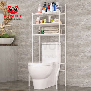 تصميم داخلي وحدات توفير مساحة قابلة للتعديل رفوف غسالة رف تخزين منظم الحمام - Product Image 4