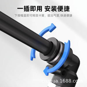 Raccord rapide de type PL noir 8-02/10-02, coude à filetage externe à angle droit, 90 degrés, composant pneumatique, connecteur, prise rapide - Product Image 3