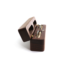 Factory Sale Luxury Custom Jewelry Set Wood Jewelry Box Small Jewelry Box Wood Ring Box For 2 Rings