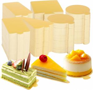 Hot Selling Gold Round Square Rectangle Mini Cake Paper Board Custom Cake Cardboard Small Cake <b>Pad</b> - Product Image 1