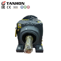 Moteur à engrenages hélicoïdaux série TANHON R, R67 R77 R87 R97, boîtier en fonte robuste, réducteur de vitesse industriel